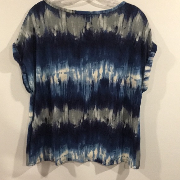 GYPSY SKY LA Cap Sleeve Tie Dye Colored Top Size S - Picture 6 of 6